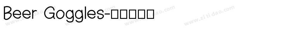 Beer Goggles字体转换
